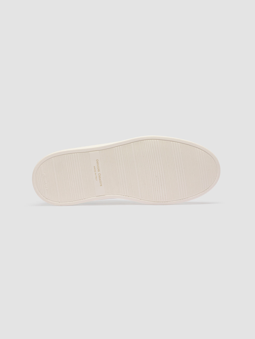 PLUMA 001 - White Leather Low Top Sneakers - image 5,side view