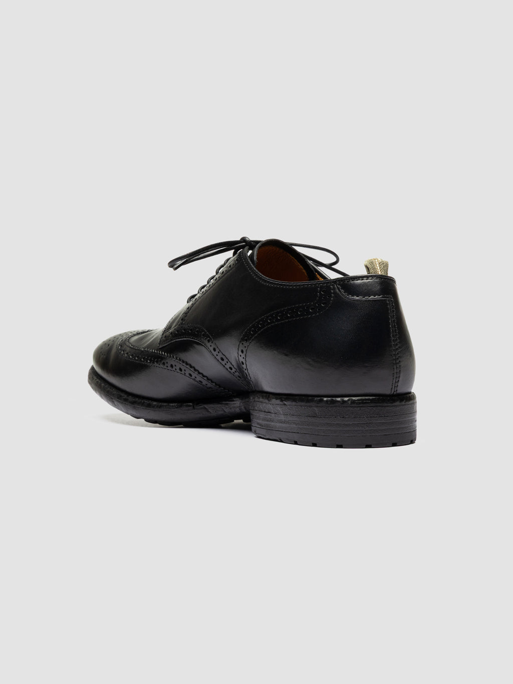 PRINCE 609 - Black Leather Derby Shoes - image OCUPRIN609SPOI91000390 - 4