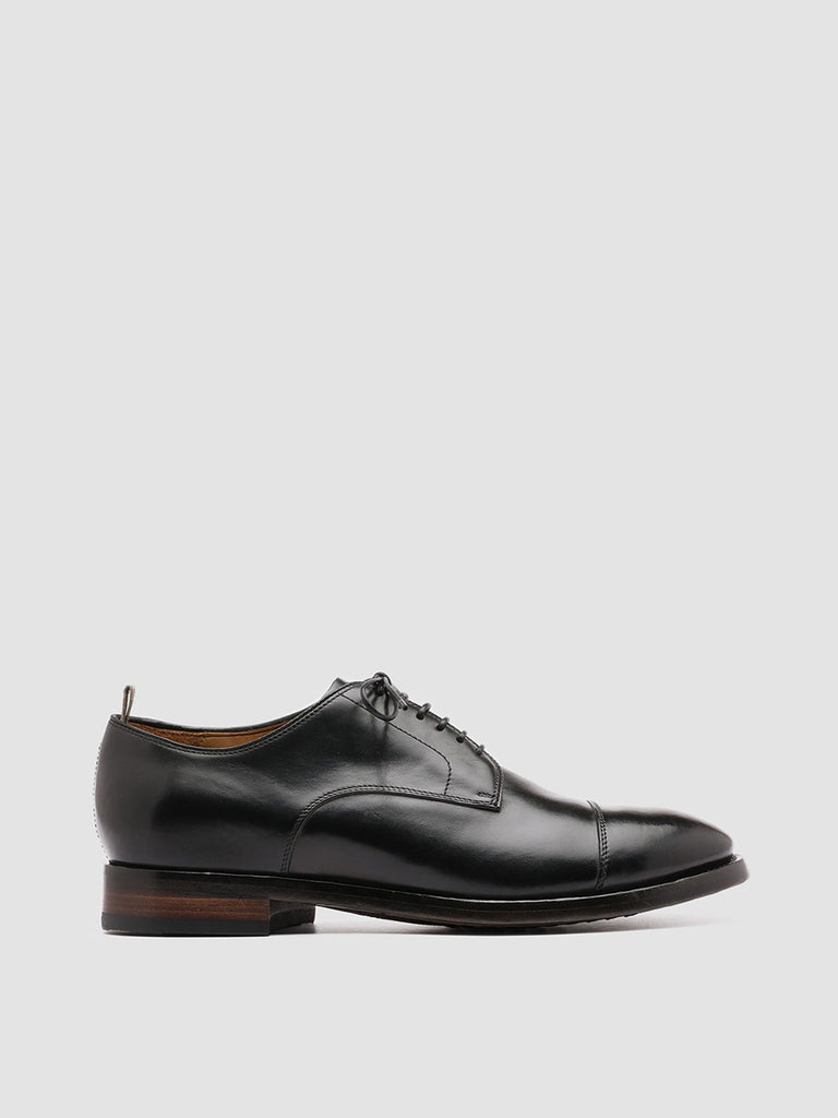 PROVIDENCE 004 - Black Leather Derby Shoes