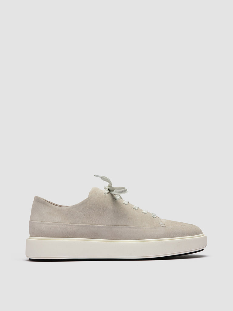 RELEASE 001 - Ivory Leather Low Top Sneakers