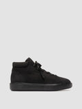 REMASTER 003 - Schwarze High-Top-Sneakers aus Wildleder - thumb image 1,side view