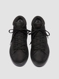 REMASTER 003 - Schwarze High-Top-Sneakers aus Wildleder - thumb image 2,side view