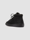 REMASTER 003 - Schwarze High-Top-Sneakers aus Wildleder - thumb image 4,side view
