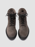 REMOTE 001 - Grey Suede Lace Up Boots - thumb image 2,side view