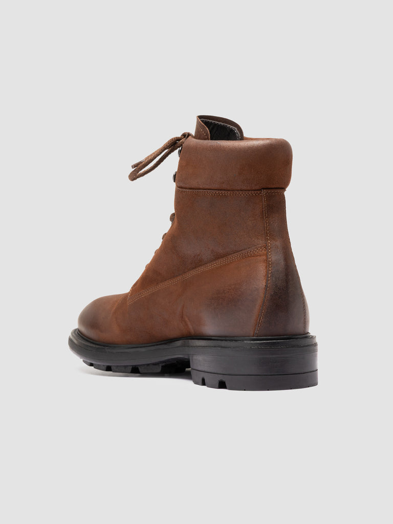 REMOTE 001 - Brown Suede Lace Up Boots