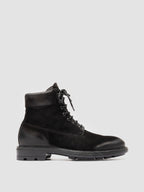 REMOTE 001 - Schwarze Schnürstiefel aus Wildleder
