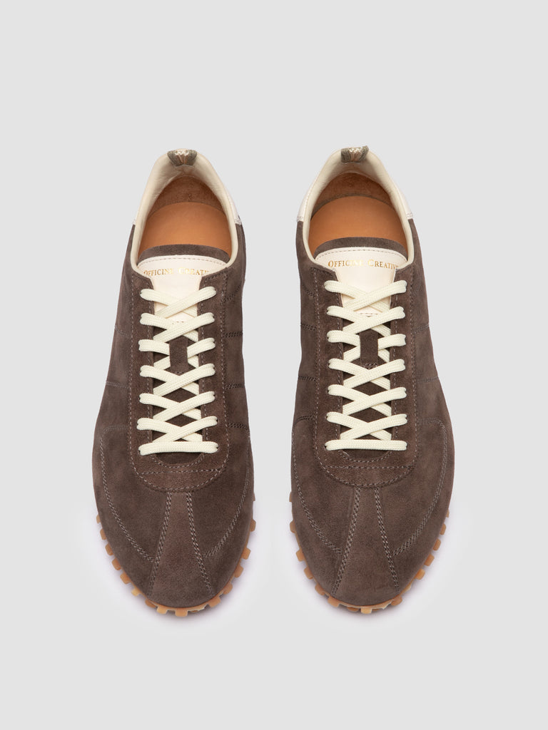 REPERTOIRE 001 - Taupe Suede Low Top Sneakers