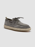 ROPED 005 - Grey Suede Boat Shoes Men Officine Creative - 3
