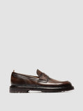 SAX FLEXI 001 - Brown Leather Penny Loafers - thumb image 1,side view