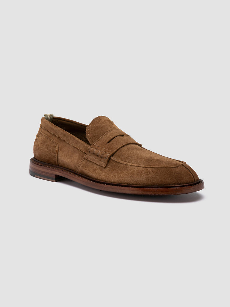 SAX 001 - Brown Suede Penny Loafers Men Officine Creative - 3