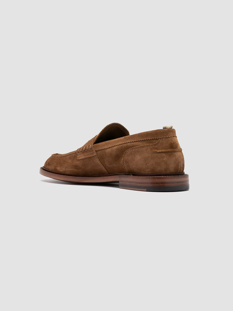 SAX 001 - Brown Suede Penny Loafers Men Officine Creative - 4