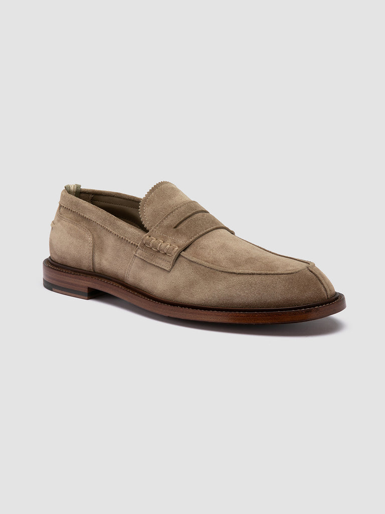 SAX 001 - Taupe Suede Penny Loafers Men Officine Creative - 3