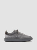 SEQUEL 001 - Grey Suede and Leather Sneakers - thumb image 1,side view