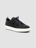 SEQUEL 002 - Blaue Sneakers aus Wildleder und Leder - thumb image 3,side view