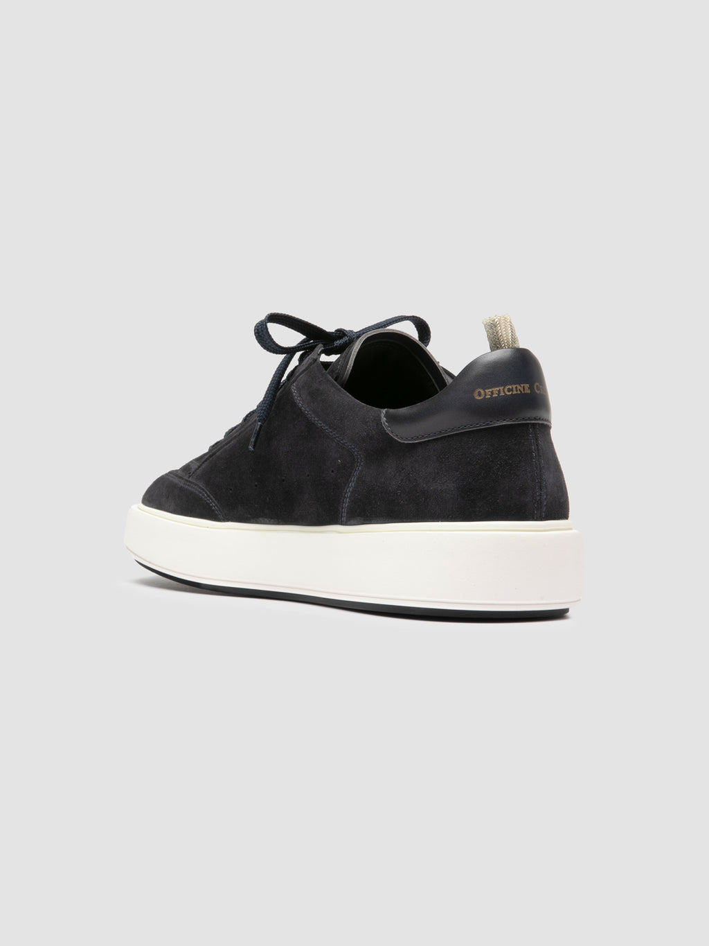 SEQUEL 002 - Blaue Sneakers aus Wildleder und Leder - image 4,side view