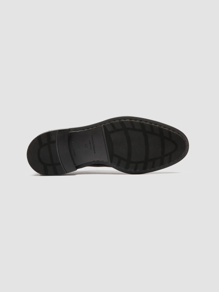 SILENT 001 - Brown Leather Derby Shoes