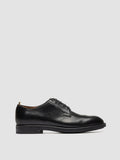 SILENT 001 - Schwarze Derby-Schuhe aus Leder - thumb image 1,side view
