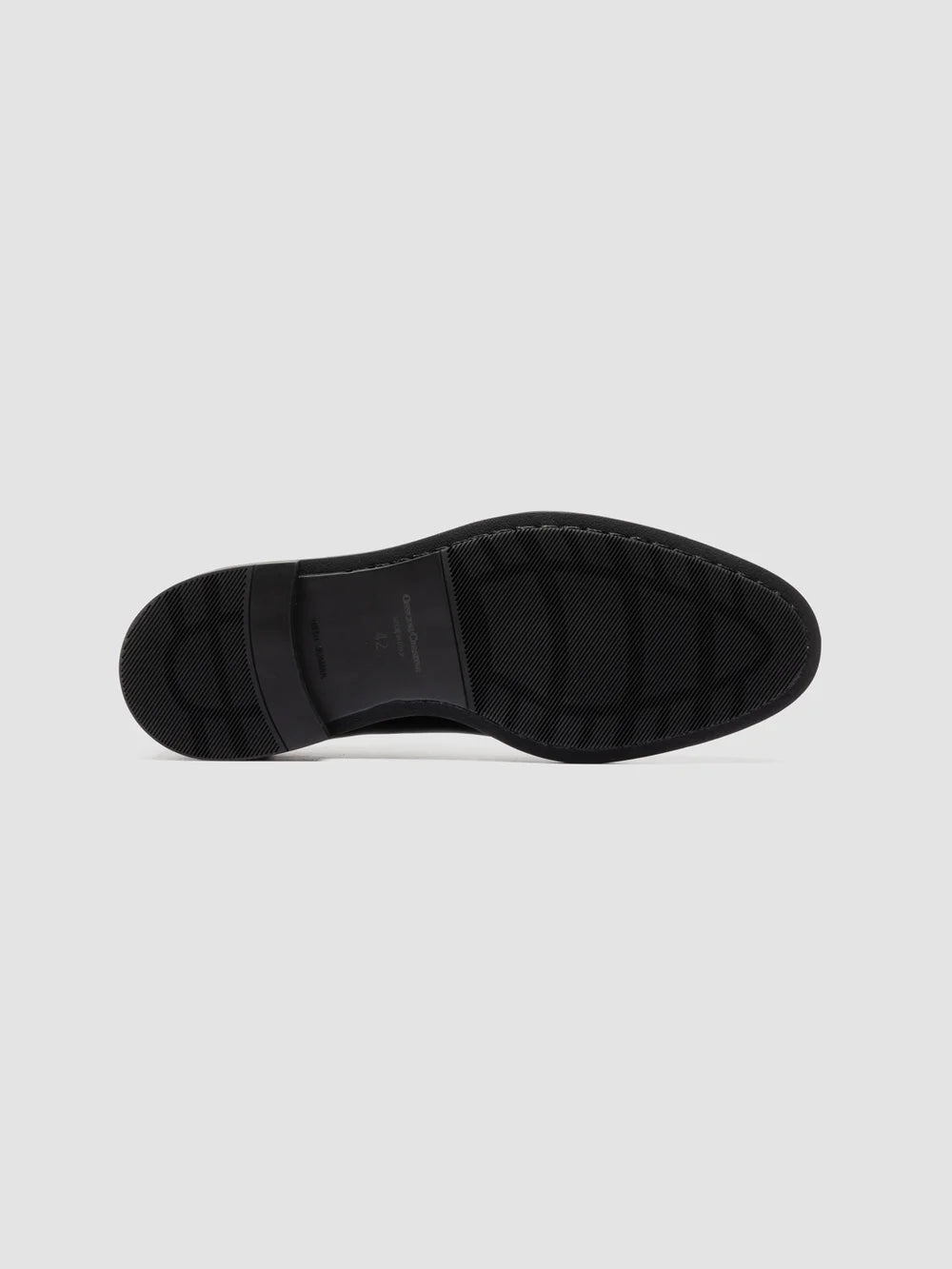 SILENT 001 - Schwarze Derby-Schuhe aus Leder - image 5,side view