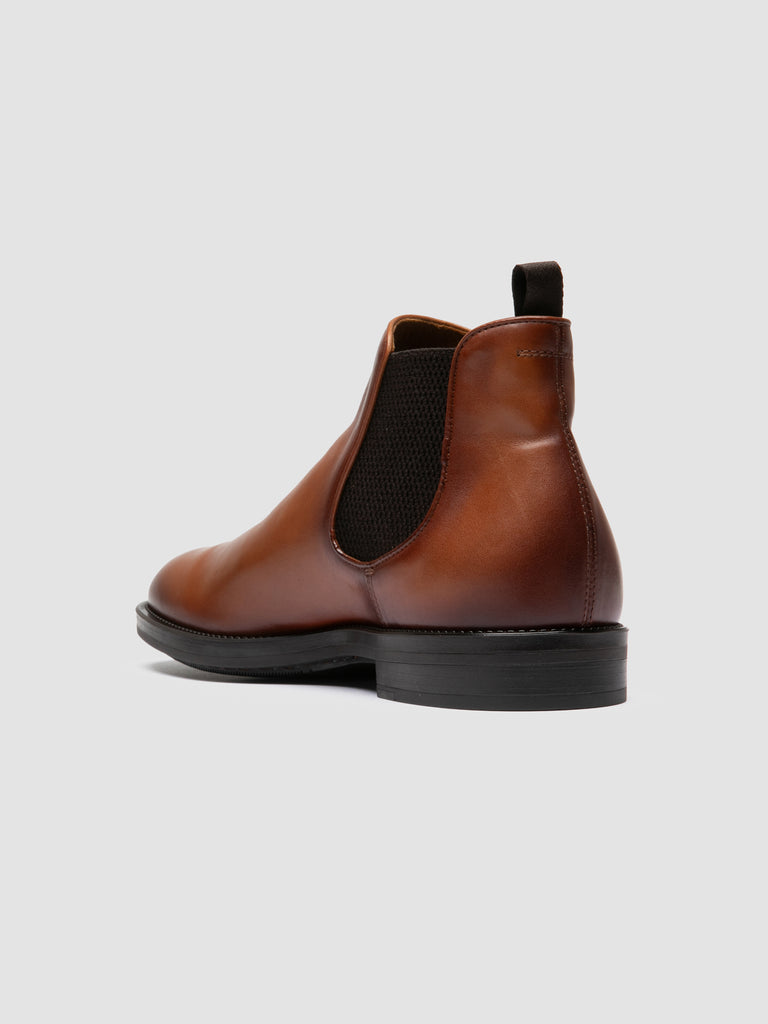SILENT 003 - Brown Leather Chelsea Boots