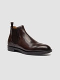 SILENT 003 - Brown Leather Chelsea Boots - thumb image 3,side view