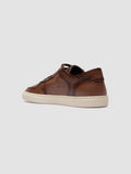 SISSO 001 - Brown Leather Low Top Sneakers - thumb image 4,side view