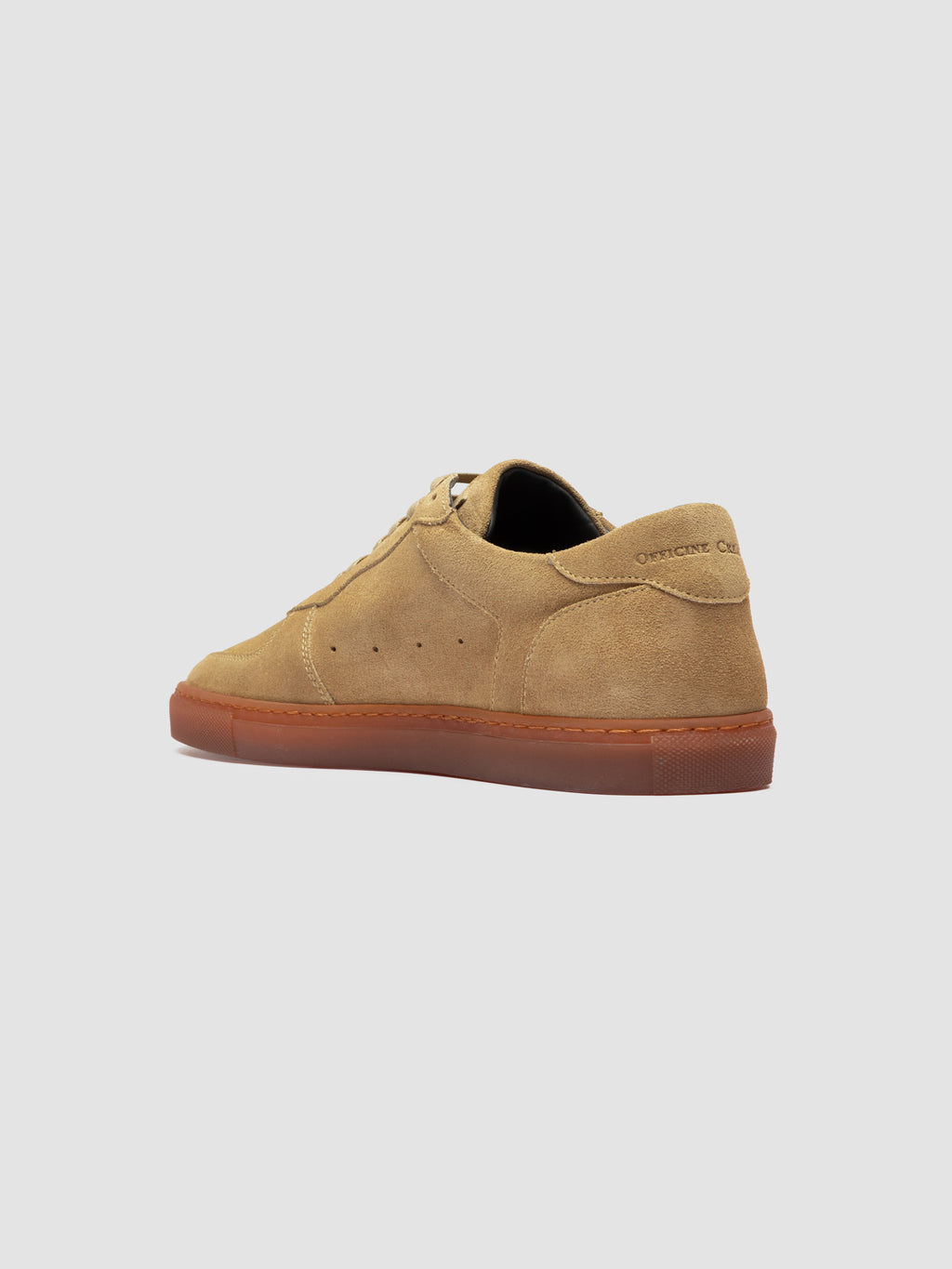 SISSO 001 - Brown Suede Low-Top Sneakers - image 4,side view