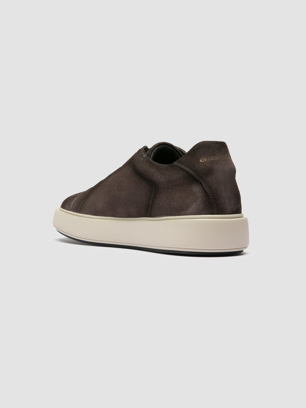 SLOUCH 001 - Grey Suede Sneakers - image 4,side view