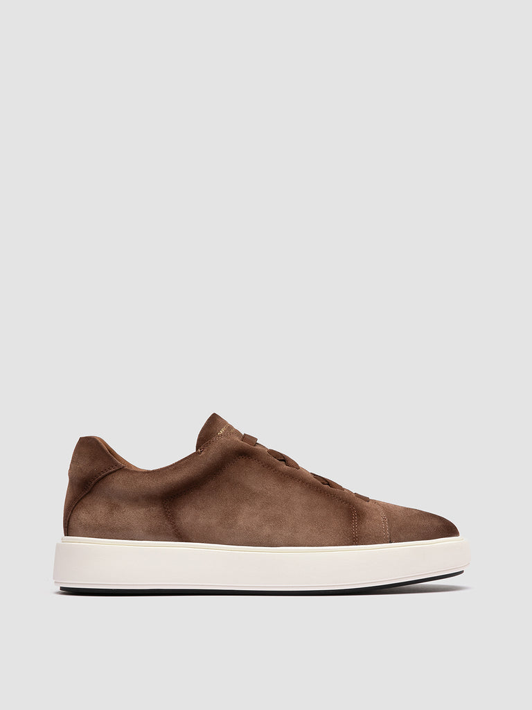 SLOUCH 001 - Brown Suede Low Top Sneakers