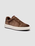 SLOUCH 001 - Brown Suede Low Top Sneakers