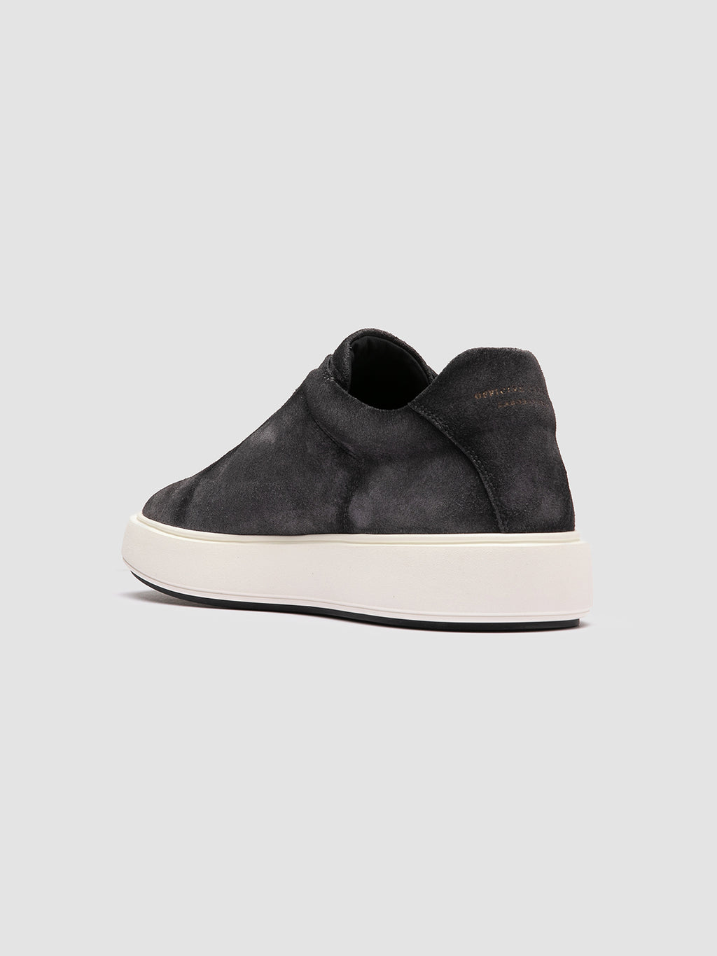 SLOUCH 001 - Grey Suede Low Top Sneakers