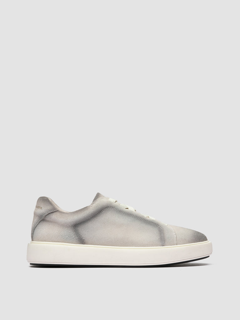 SLOUCH 001 - White Suede Sneakers