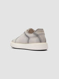 SLOUCH 001 - White Suede Sneakers - thumb image 4,side view