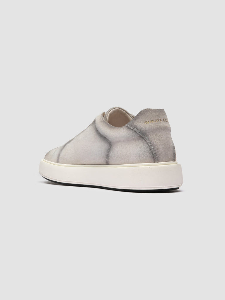 SLOUCH 001 - White Suede Sneakers