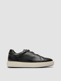 SLOUCH 001 - Brown Leather Low Top Sneakers - thumb image 1,side view