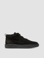 SLOUCH 005 - Black Suede High Top Sneakers