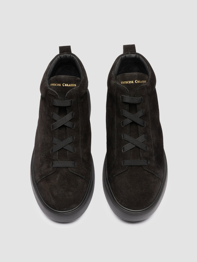 SLOUCH 005 - Black Suede High Top Sneakers