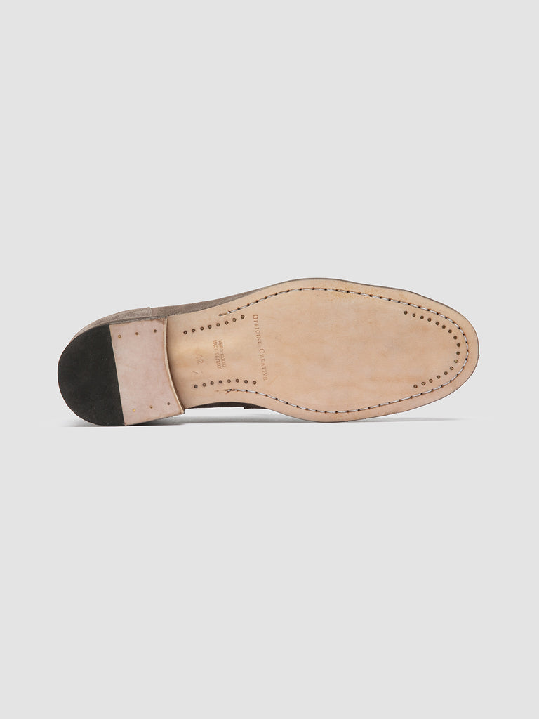 SOLITUDE 001 - Taupe Suede Penny Loafers Men Officine Creative - 5