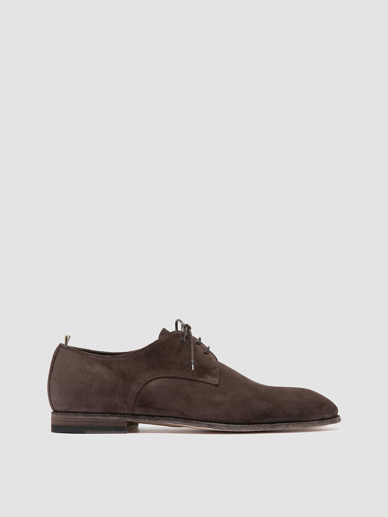 SOLITUDE 002 - Brown Suede Derby Shoes