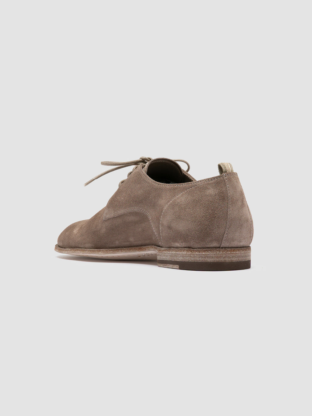 SOLITUDE 002 - Taupe Suede Derby Shoes