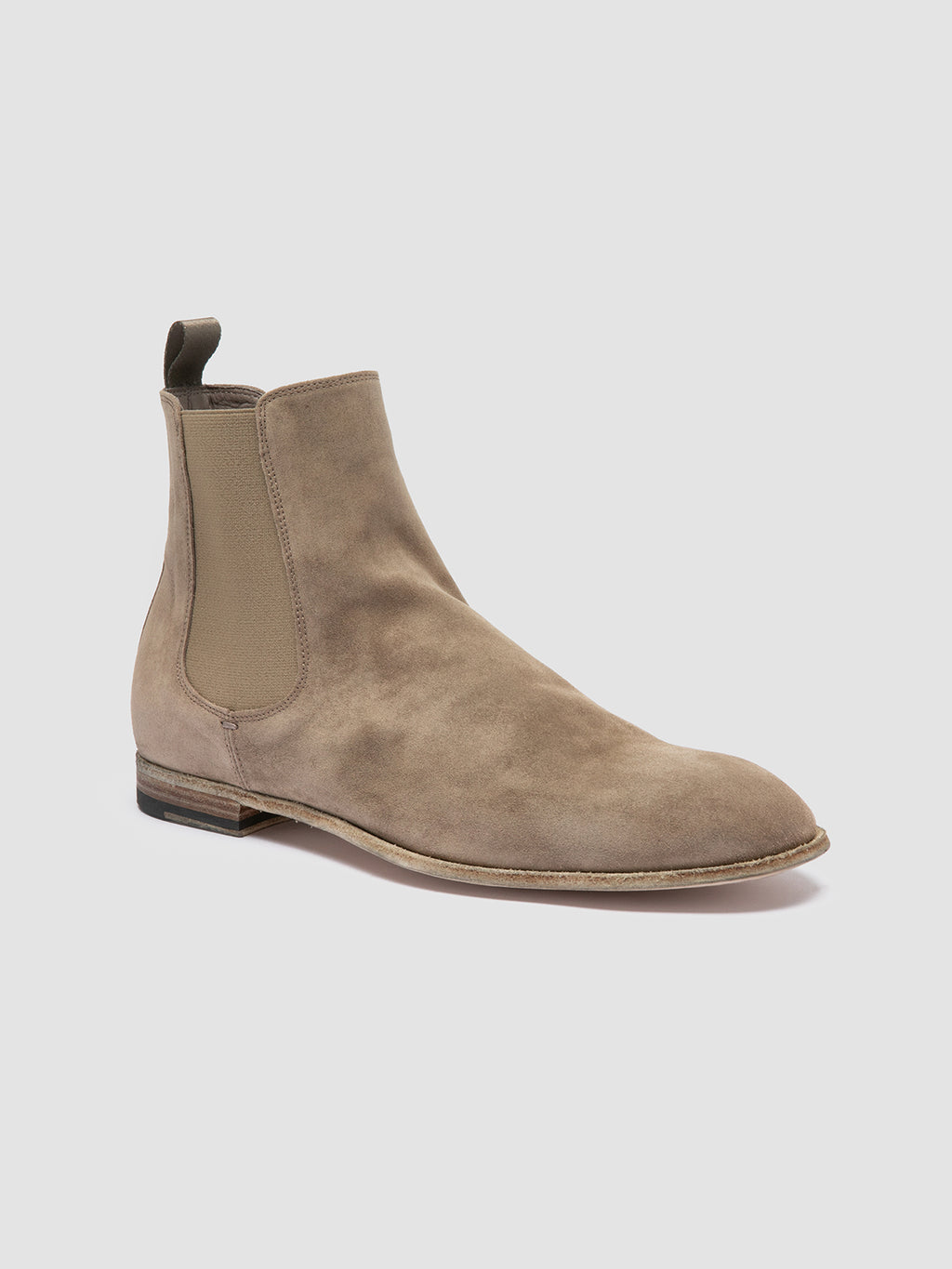 SOLITUDE 004 - Taupe Suede Chelsea Boots Men Officine Creative - 3