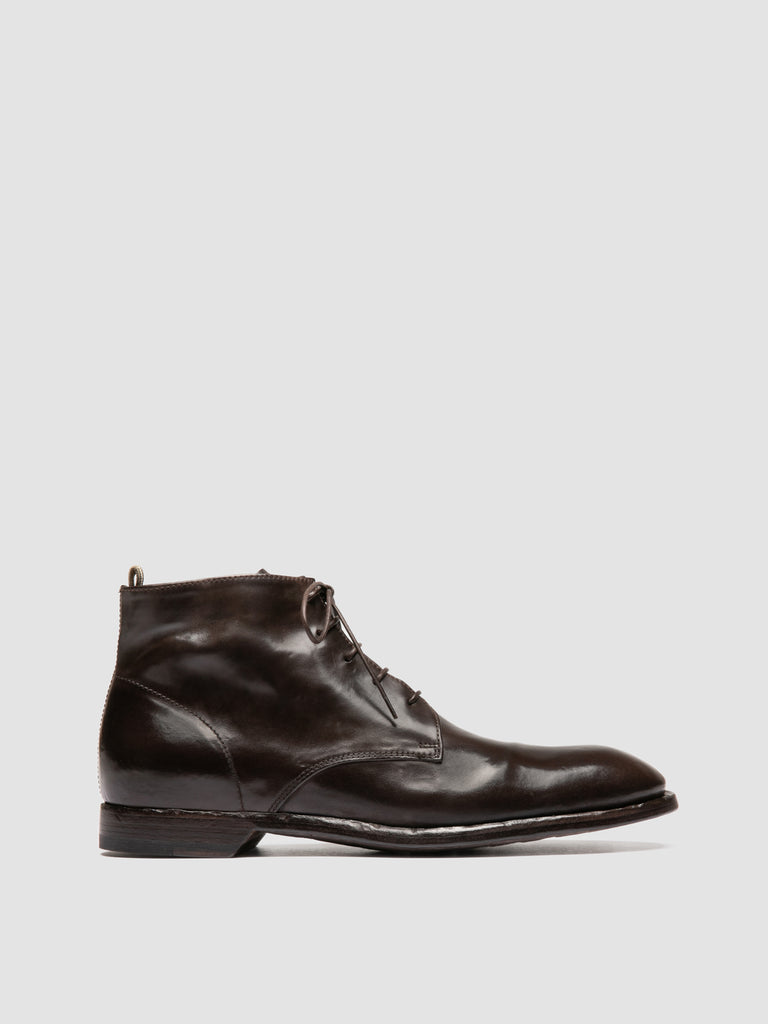 SOUND 003 - Brown Leather Lace-up Boots