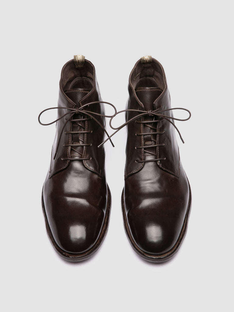 SOUND 003 - Brown Leather Lace-up Boots