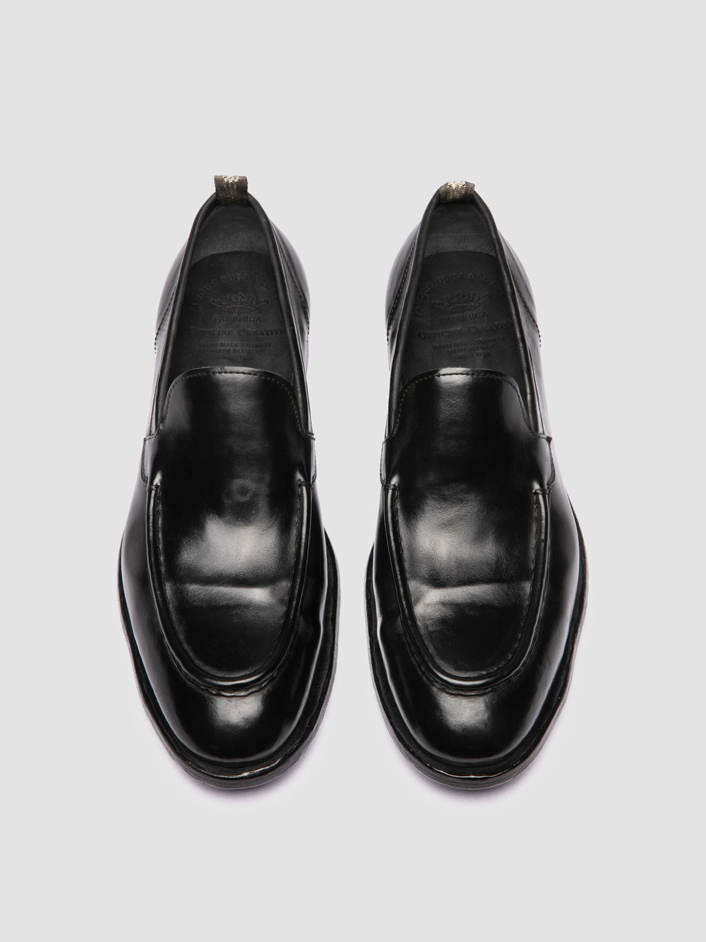 SOUND 005 - Black Leather Loafers - image 2,side view