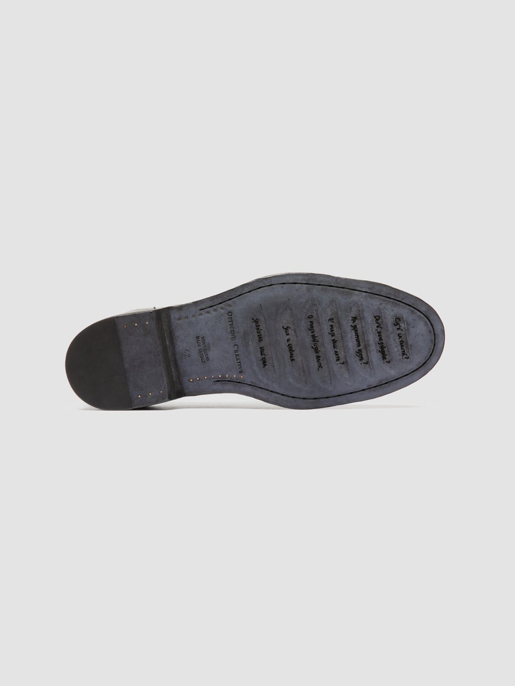 SOUND 005 - Black Leather Loafers - image 5,side view