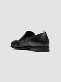 SOUND 008_W - Black Leather Penny Loafers - thumb image 4,side view