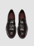 SOUND/011_W  - Brown Leather Tassel Loafers - thumb image 2,side view