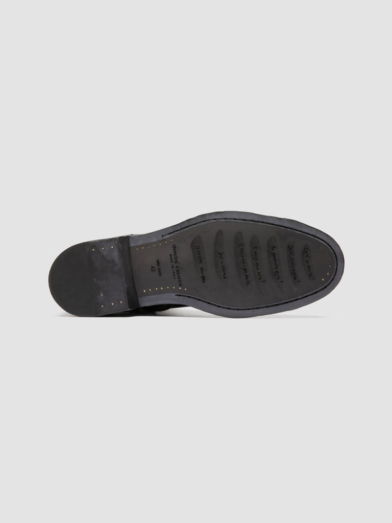 SOUND 015_W - Black Leather Zipped Boots