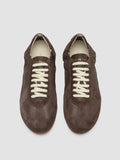 SUBSIDE 001 - Brown Leather and Suede Low-Top Sneakers - thumb image 2,side view