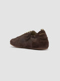SUBSIDE 001 - Brown Leather and Suede Low-Top Sneakers - thumb image 4,side view