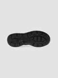 SUPURBIA 001 - Black Leather Low Top Sneakers - thumb image 5,side view